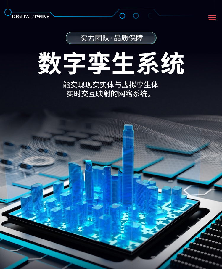 Digital Twin Smart Park Factory 3D Modeling Big Data Visualization Platform System