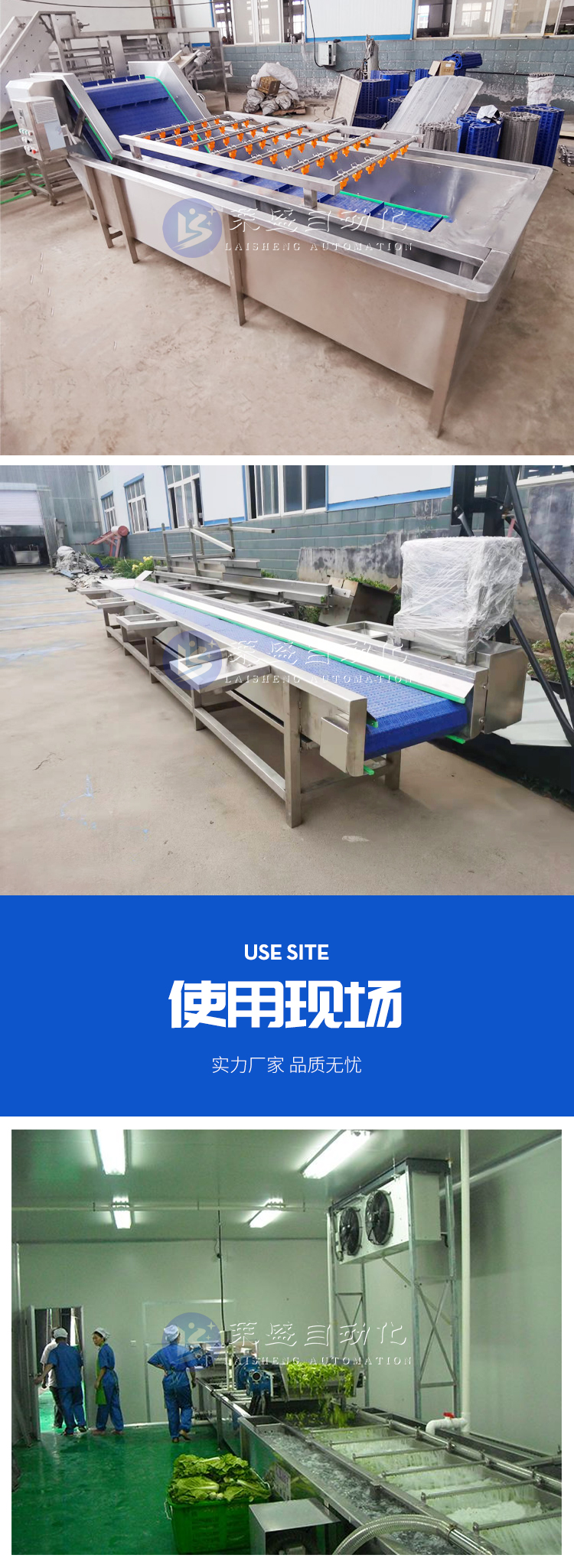 Vegetable bubble cleaning machine, complete set of cleaning equipment for soybeans, sweet corn processing machine