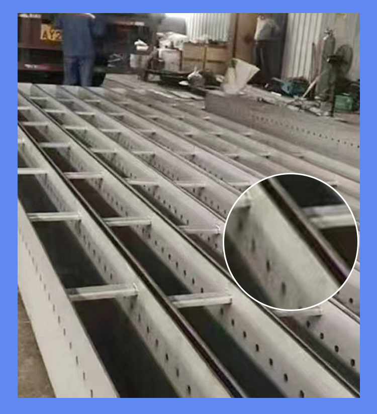 Stainless steel collection tank manufacturer factory serrated sedimentation and drainage tank industrial environmental protection triangular weir plate overflow weir