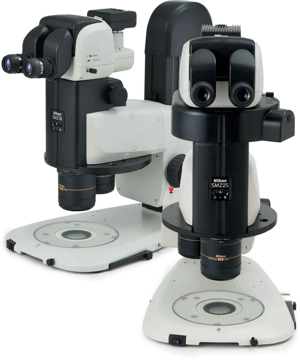 Nikon microscope SMZ745T continuous zoom system with imaging software observation mode, one click operation