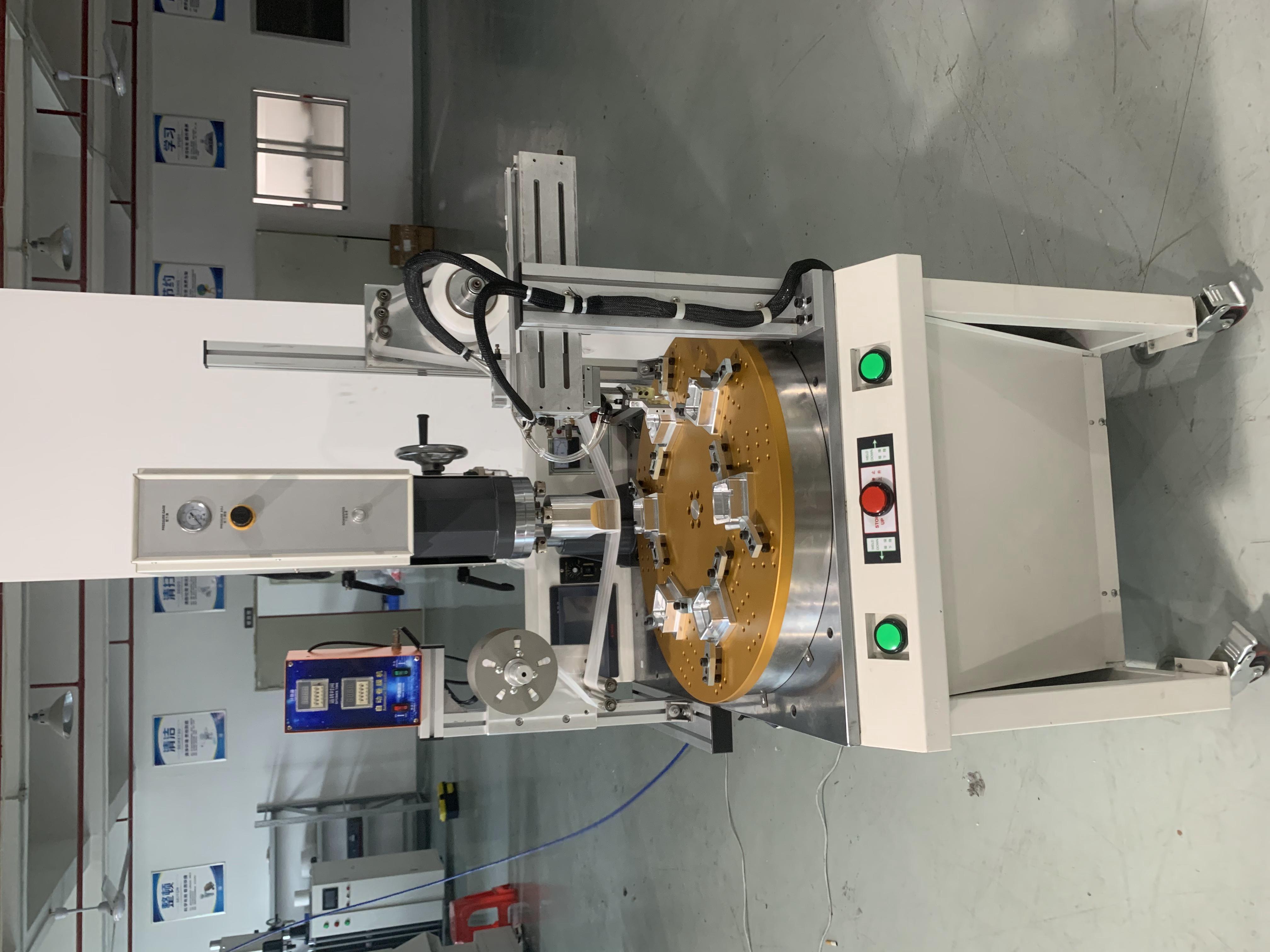 Multi station rotary table plastic welding machine