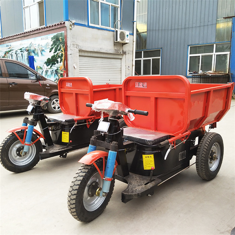 Electric engineering tricycle Xinchen chicken farm manure transport truck Construction site tipper truck