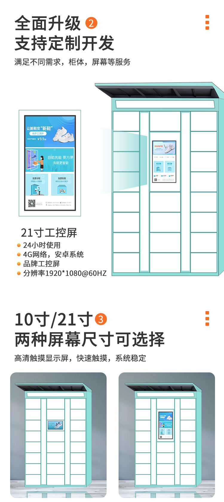 Intelligent shared shoe washing cabinet, wardrobe, school community dry cleaning shop, laundry cabinet system, networking, self-service sending and receiving manufacturer