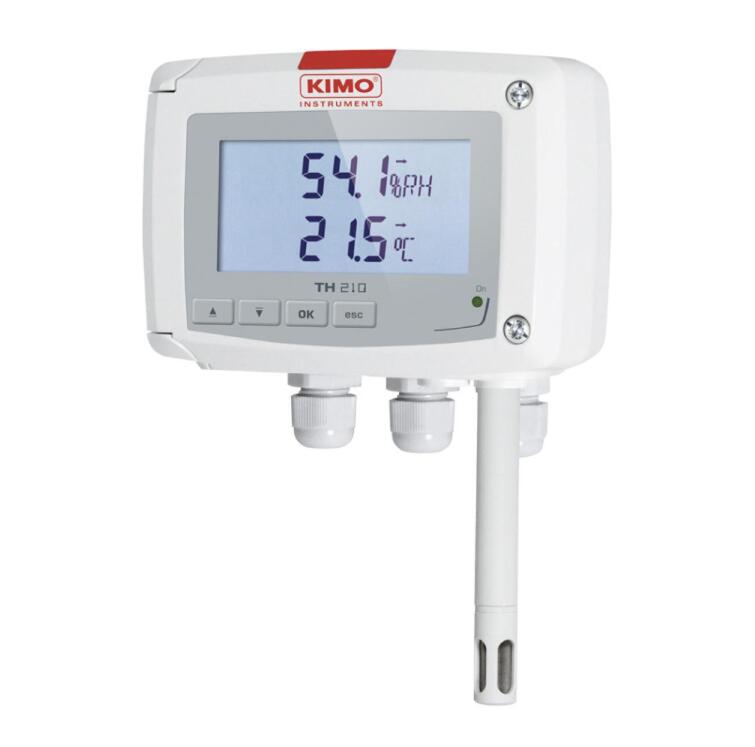 Kaimao KIMO TH210 multifunctional temperature and humidity transmitter for HVAC system temperature and humidity measurement