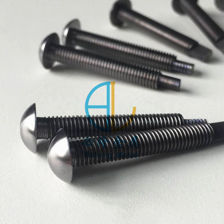 Mo1 pure molybdenum screw, slotted countersunk head, cross round head machine screw, bolt specifications are customized