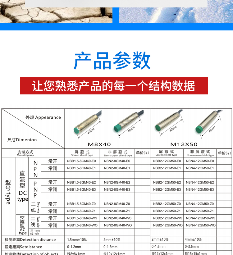 NBB15-30GM50-E2-V1 proximity switch aviation connector PNP normally open sensor genuine stock