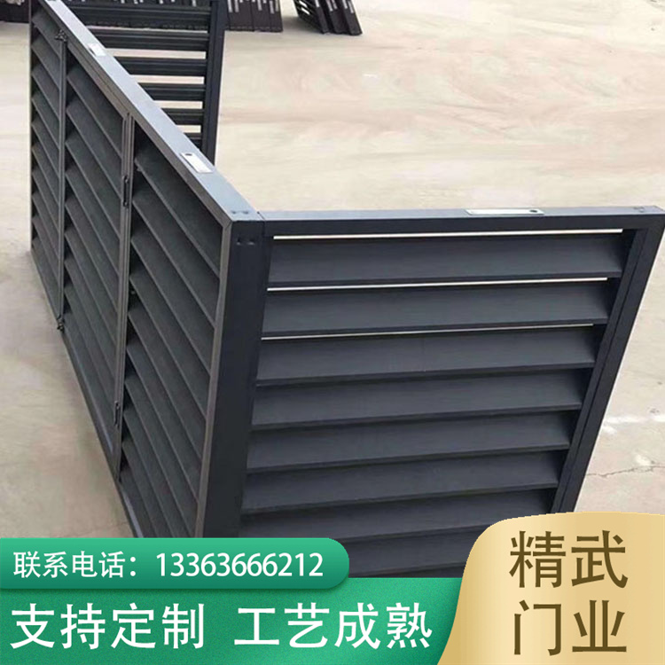 Ventilation and waterproof metal louvers production and sales, sold on demand, zinc steel louvers in residential areas