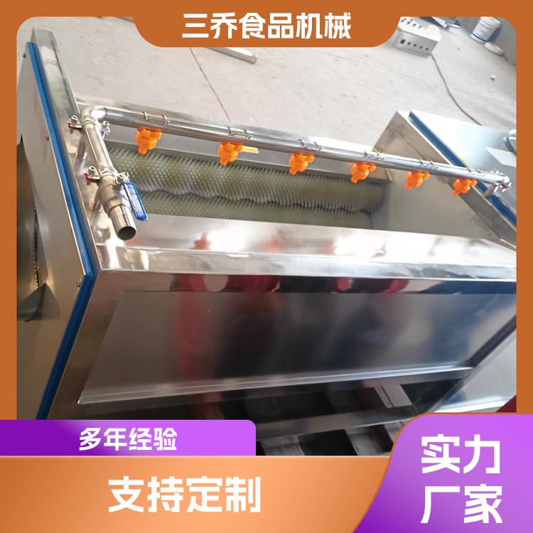 Roller cleaning machine, root and stem fruit and vegetable cleaning and peeling integrated machine, sweet potato and potato brush cleaning equipment