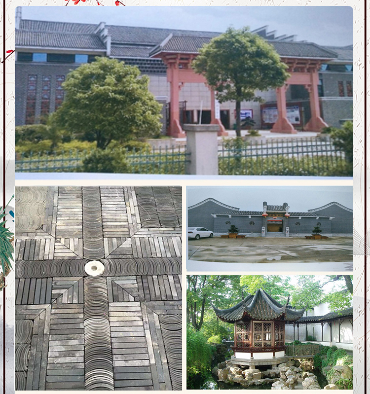 Wholesale of antique building tube tiles, sunflower flower tube heads, black gray compressive and cold resistant, antique green tube tiles, Jingqi green bricks, and green tiles manufacturers