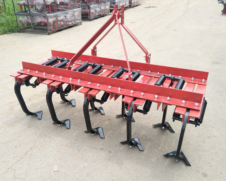 9-tooth spring cultivator tractor hanging crop row weeding machine cultivator scarifier