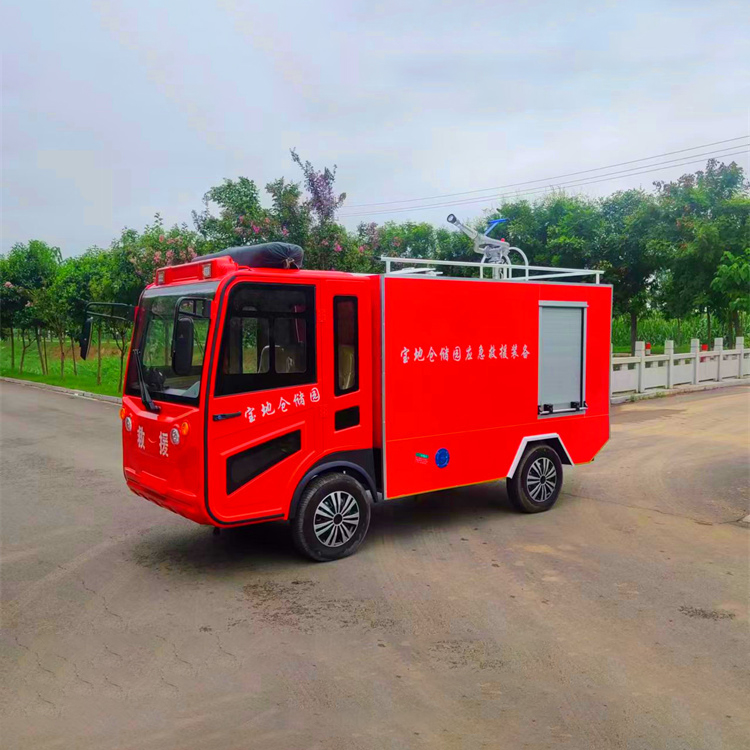 Fire truck, new energy electric four-wheel sprinkler, community factory emergency fire extinguishing and rescue vehicle, multi-functional sprinkler