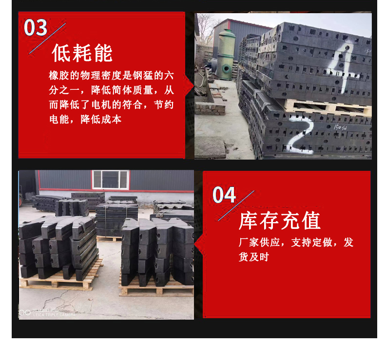 Haokai Wet Ball Mill Rubber Lining Plate Accessories Mixer Lining Plate Chute Rubber Rubber Plate Customized as needed