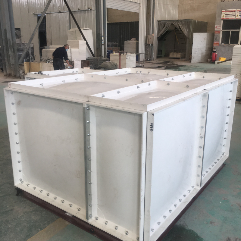 Fiberglass water tank supply modular SMC molded sheet fire protection and drinking water storage equipment