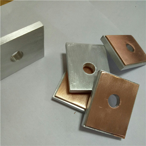 Copper aluminum composite gasket processing and production Copper aluminum composite gasket Aluminum strip tinned distribution cabinet integration