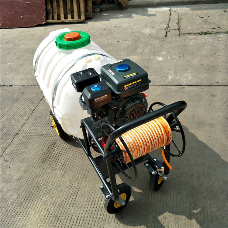 Electric manual sprayer Long range gasoline sprayer Cart type high-pressure spray