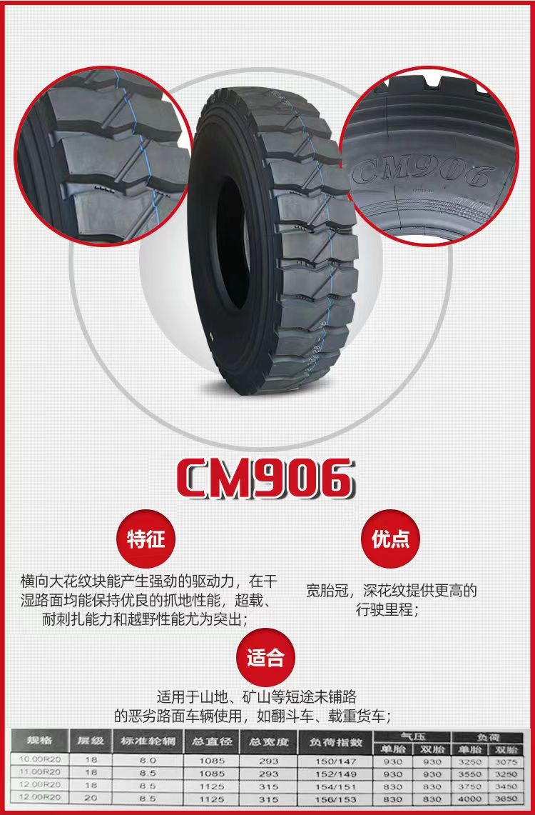 Supply of Yinbao Goodtyre Jinzhong King 750R16 825R16 truck light truck tires