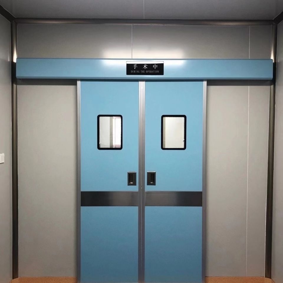 Medical operating room airtight door, electric foot sensor door, radiation resistant lead door, dental and pet hospital