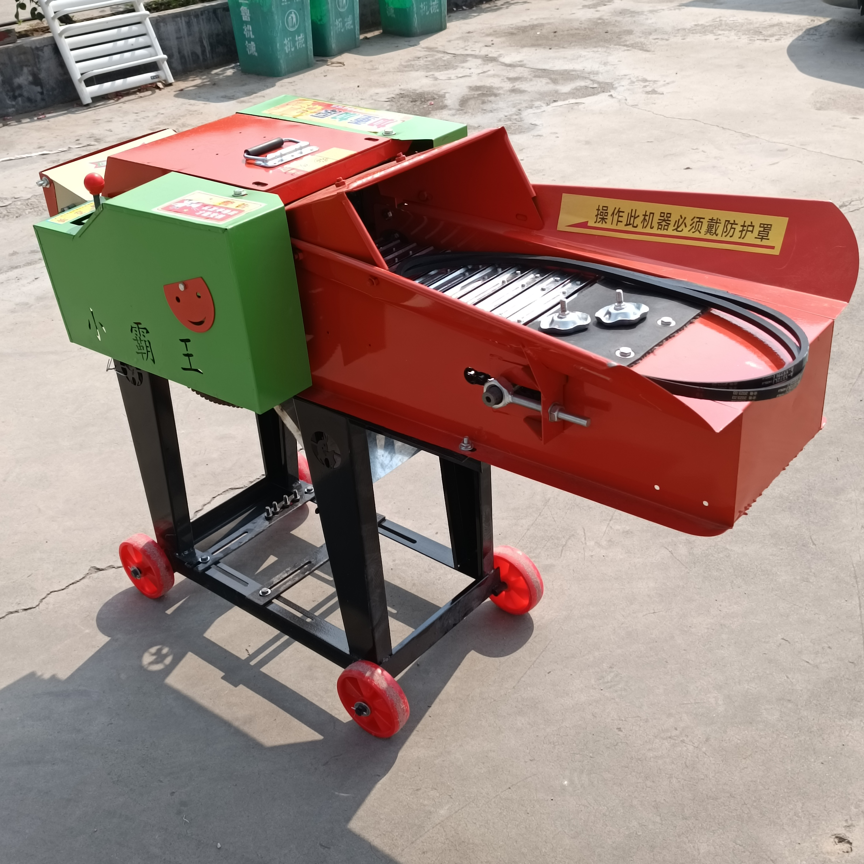 Household small cattle and sheep hay cutter, dry and wet dual-purpose hay cutter, silk kneading grinder, multifunctional hay cutter, silk kneading integrated machine