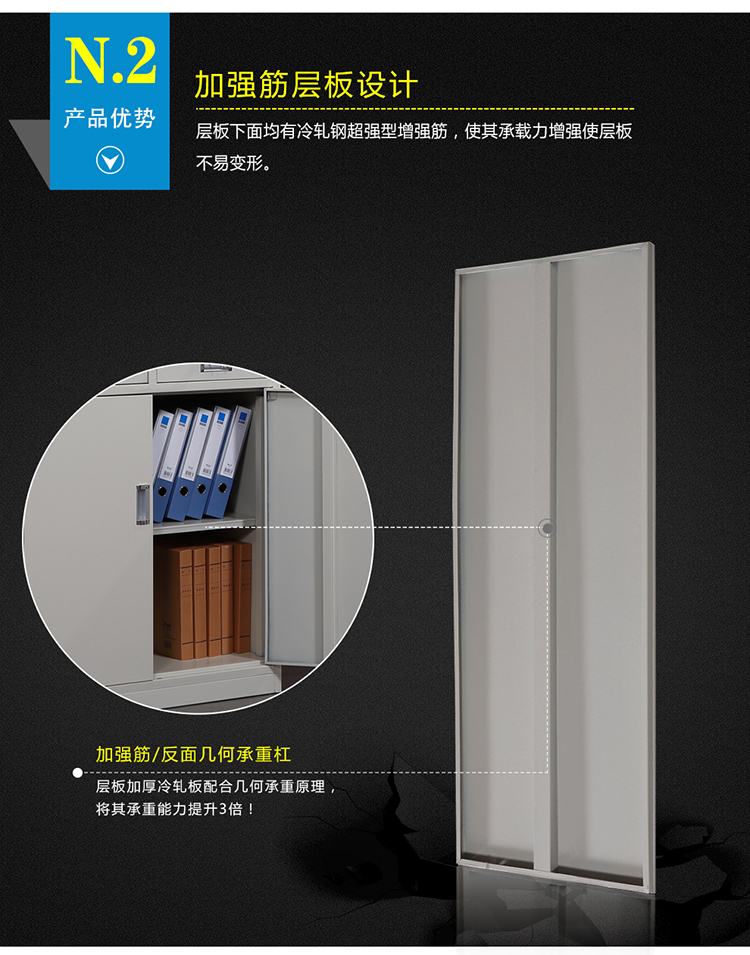 Split five section iron sheet cabinet, file cabinet, office storage data cabinet, locked voucher, top cabinet, financial file cabinet