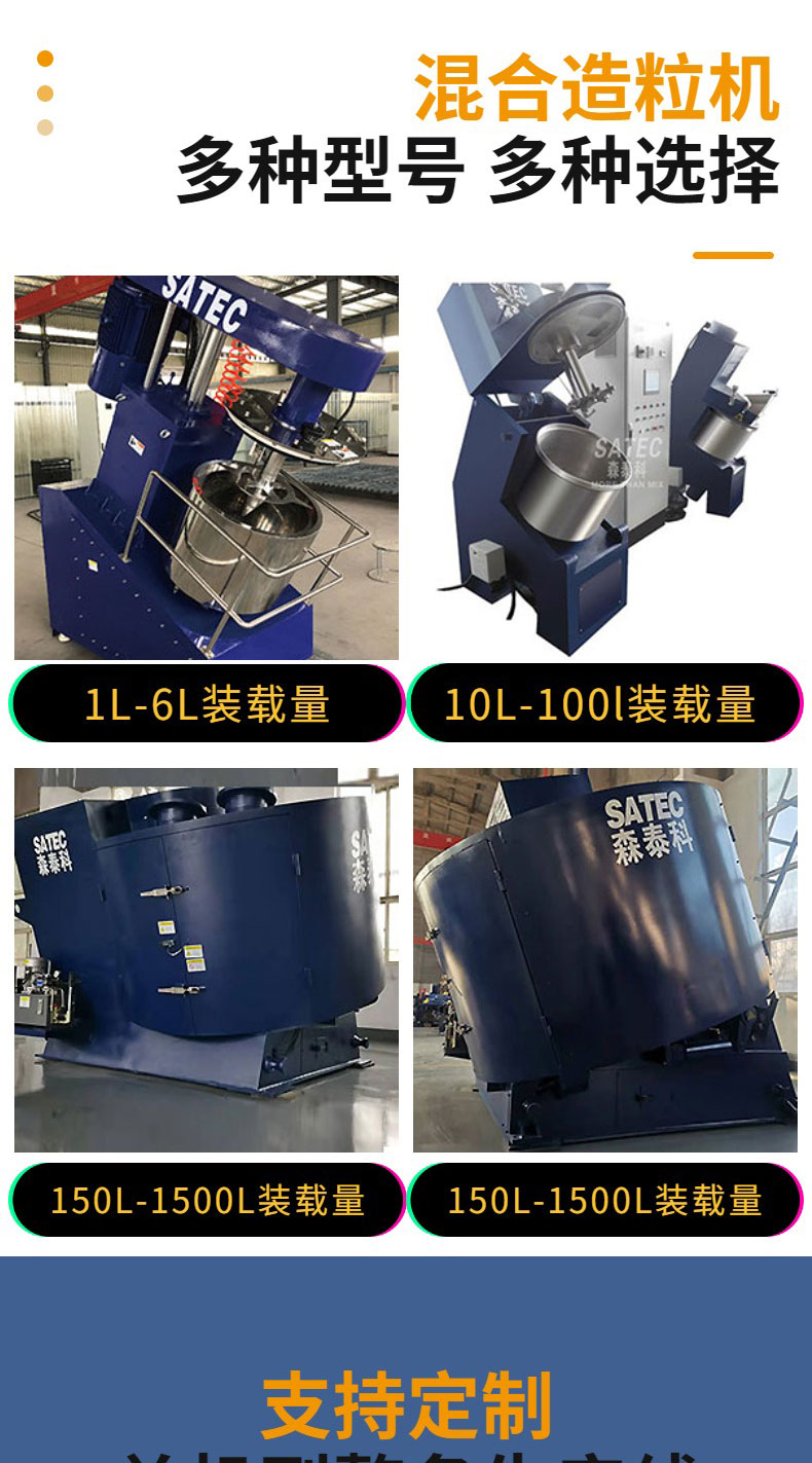 Sentaike SIMT160-P laboratory powder granulator process can be preset for easy unloading