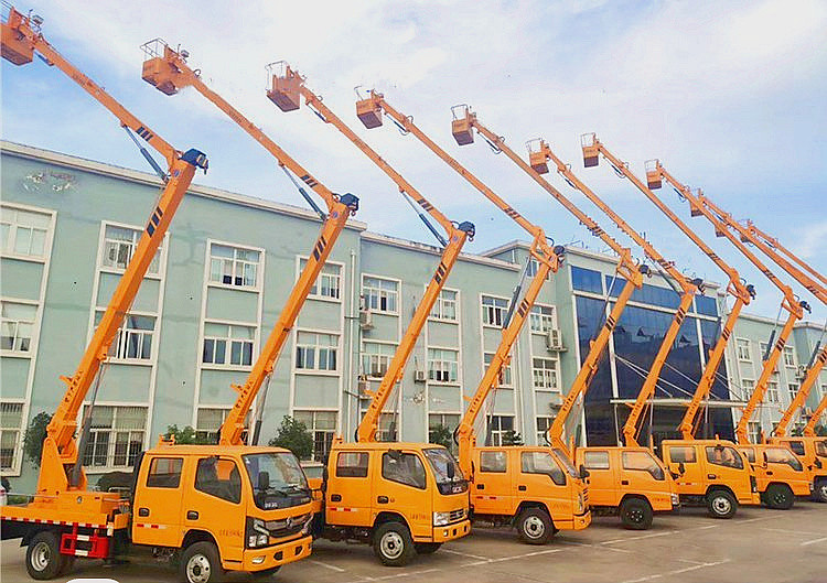 23m Jiangling Shunda Aerial work platform Blue License C Safe and Fast Driving Exempt from Purchase Tax