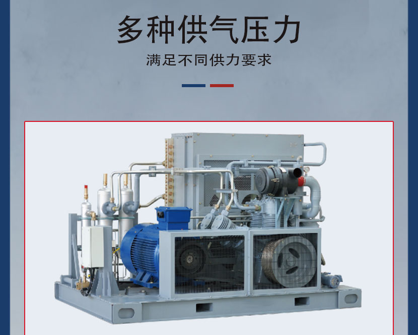 Piston air compressor, Hanzhong high-pressure piston engine, air booster, nitrogen pressurization, special gas pressurization, 40MPa