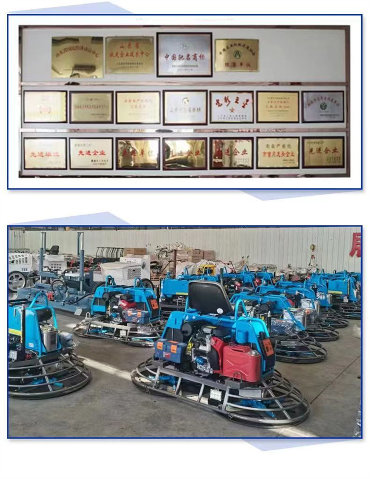 Ride type polishing machine Concrete pavement renovation troweling machine Gasoline driven slurry lifting, polishing and polishing machine