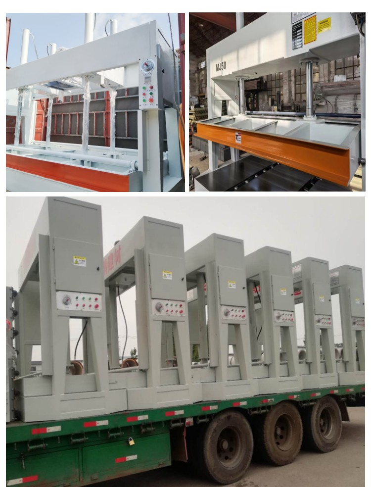 Customized 50 ton stainless steel fireproof door panel pressing machine, composite multi-layer board, woodworking hydraulic cold press, automatic pressure replenishment