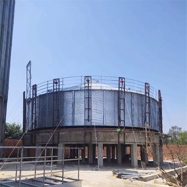 Kangcheng prefabricated sorghum silo 1000T galvanized grain vertical silo bulk supply steel plate grain silo thickened material