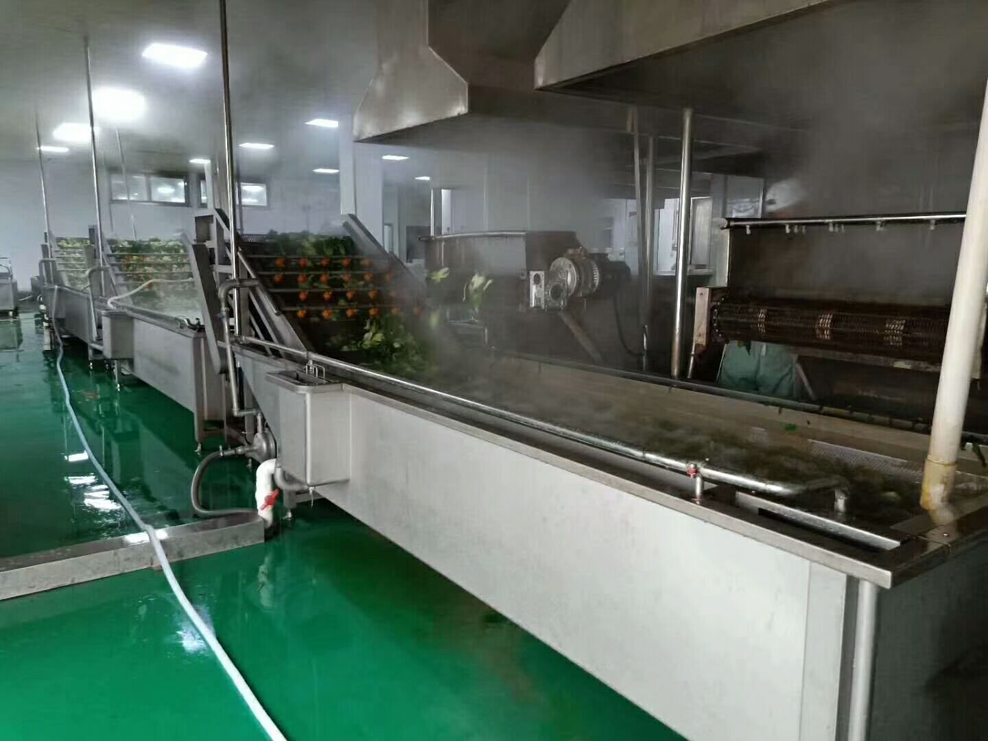 Fully automatic fruit and vegetable cleaning machine Corn bubble cleaning machine Commercial prefabricated vegetable processing multifunctional vegetable washing machine