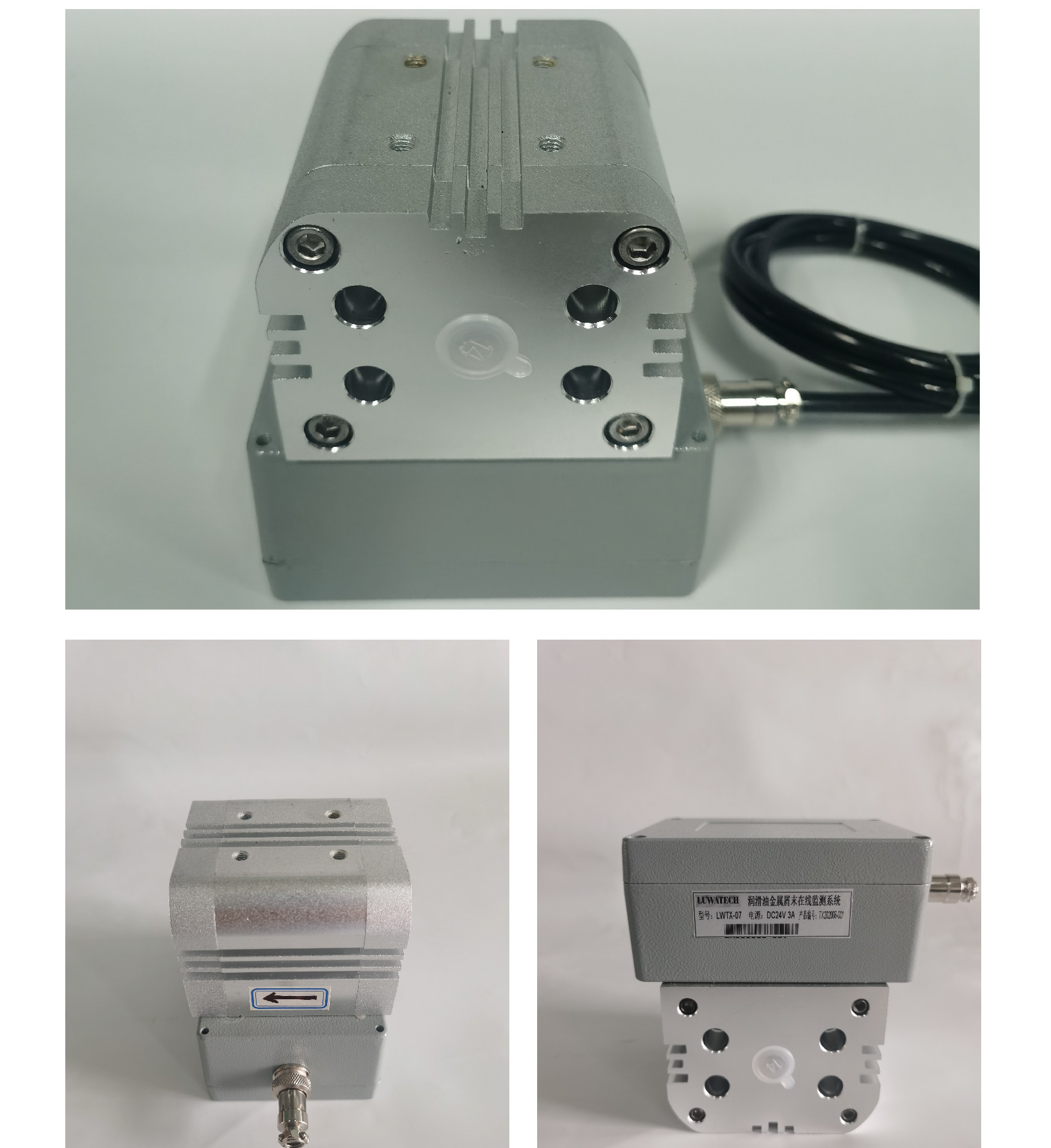 LUWATECH's new iron chip sensor LWTX-07/26/39 detects ferromagnetic and non ferromagnetic particles