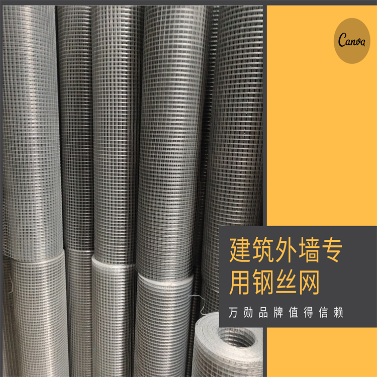 Selected manufacturer of hot-dip galvanized welded wire mesh, crack resistant steel wire mesh, grid iron wire mesh on construction sites, Wan Xun