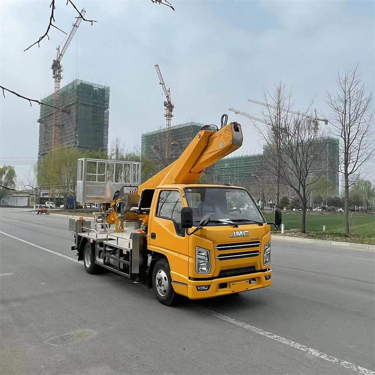 Jiangling Elevator Manufacturer's 13 meter high-altitude work vehicle is suitable for street light maintenance and repair