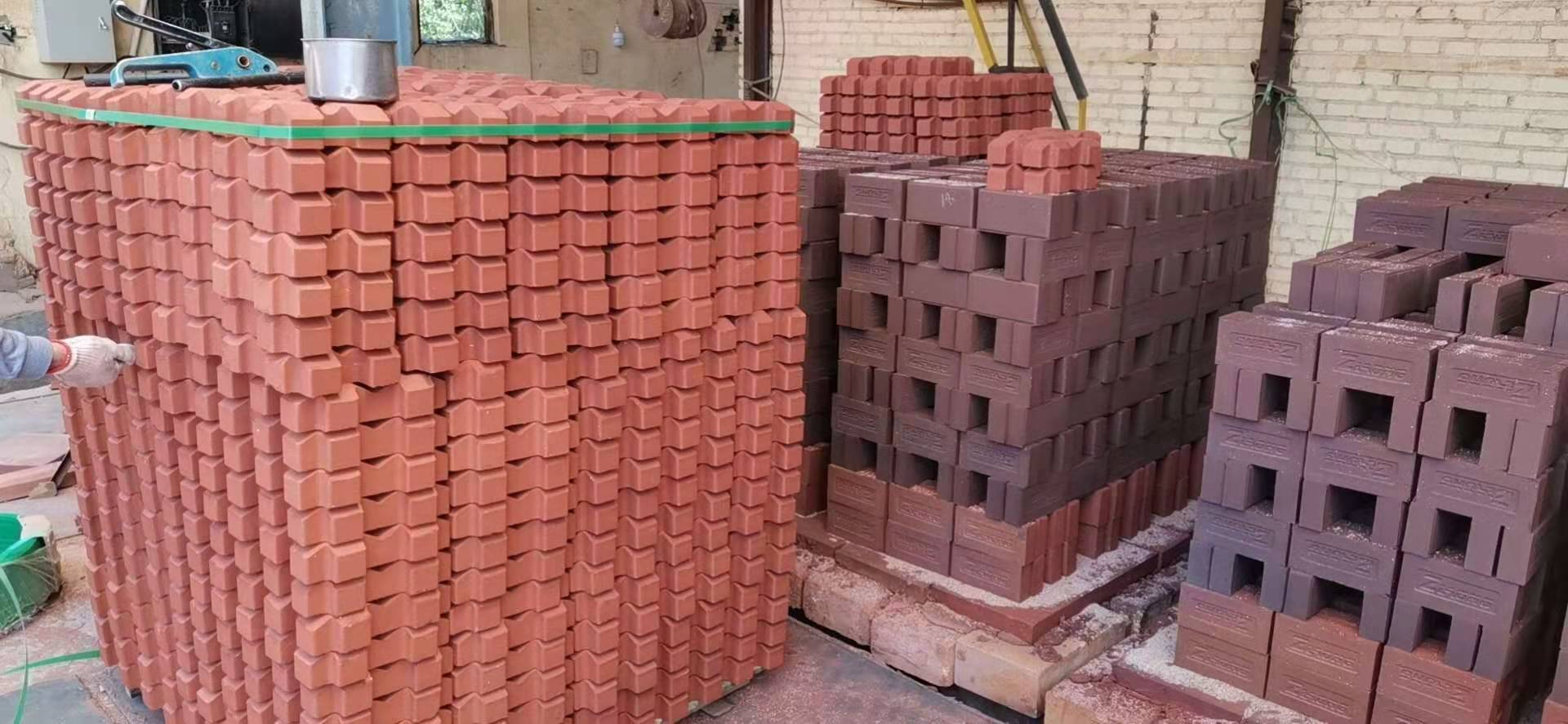 Changlin clay sintered brick, high-strength sidewalk paving brick, permeable pavement brick