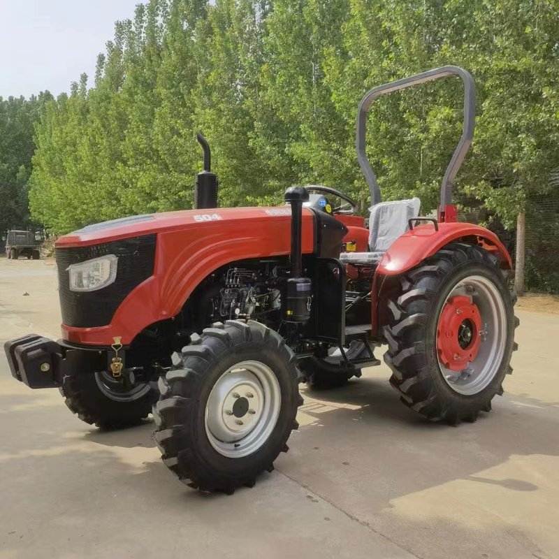 15 horsepower small four wheel plow for agricultural use 504 Dongfanghong power four wheel drive tractor rotary tiller