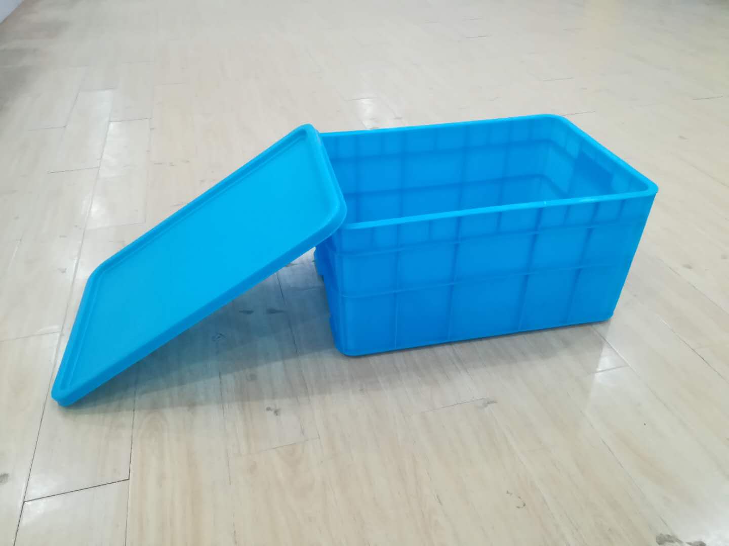 Plastic turnover box, food grade PP logistics box, plastic basket, thickened basket, wholesale, customized, and colorful