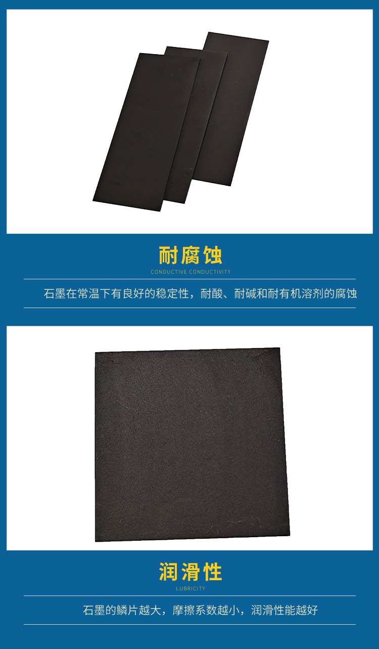 Graphite sheet manufacturer, wholesale price of graphite sheet, high temperature resistant support, customized Jinghang Special Carbon