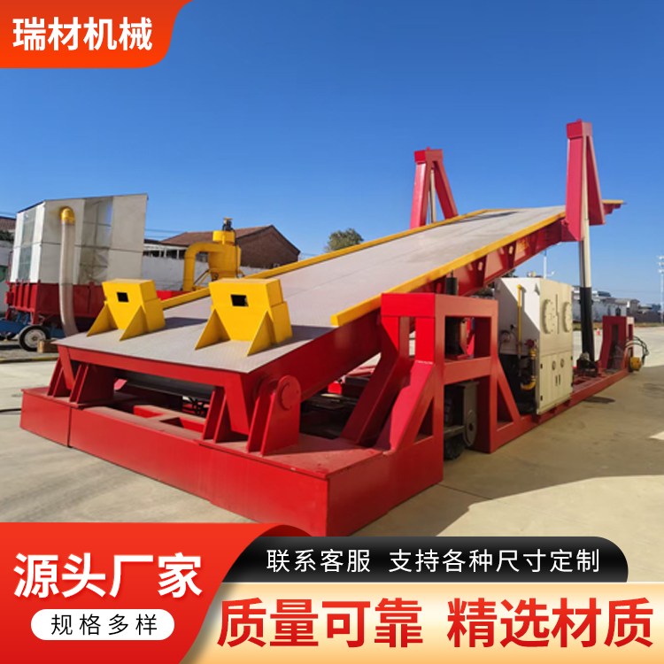 全自动液压翻板 大型货车卸料平台 瑞材生产厂家