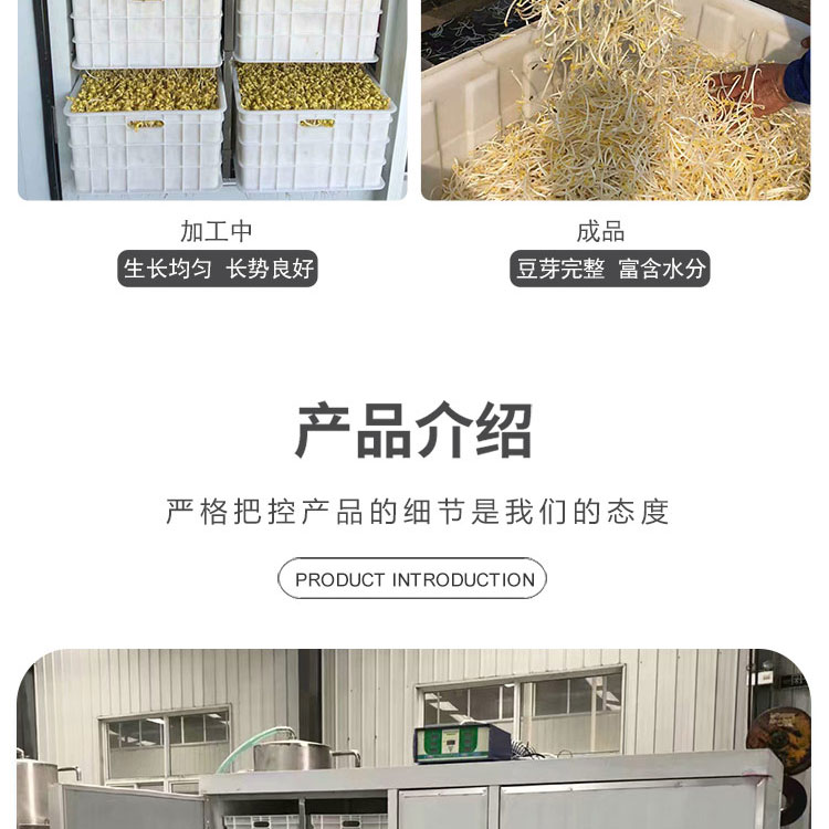 Household 300 catty box type intelligent bean sprout machine The bean sprout production line is fully automated without manual operation