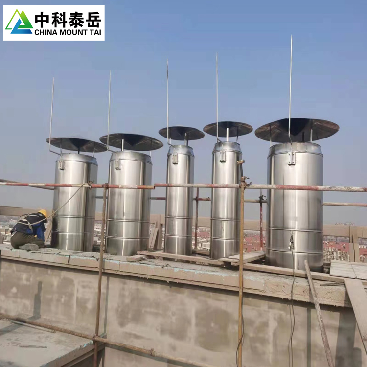 Zhongke Taiyue prefabricated double layer insulation 304 stainless steel chimney anti-corrosion and high-temperature resistant industrial materials can be customized