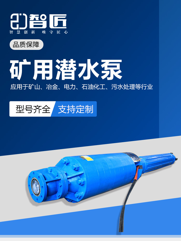 Zhijiang Pump Industry High Flow Corrosion Resistant Pump ZJ500QH-1 Stainless Steel Submersible Pump