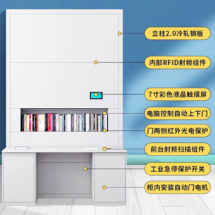 浩安特定制 智能盘库档案柜 实时盘库 简易 自动电子回转柜 源头厂家