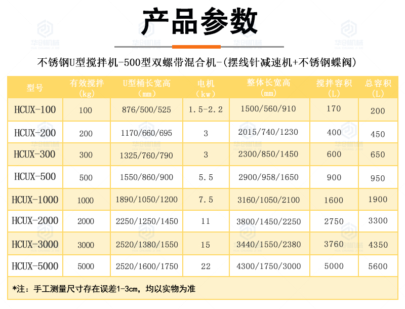 U-shaped mixer, commercial stainless steel mixer, carbon powder, chemical powder, dry powder, heavy metal powder mixer