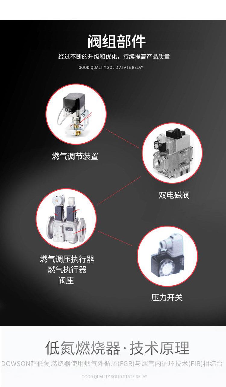 Dawson 100000, 200000 kcal FS10, FS20 burner, steam generator, coating plant, drying oven, safe and stable