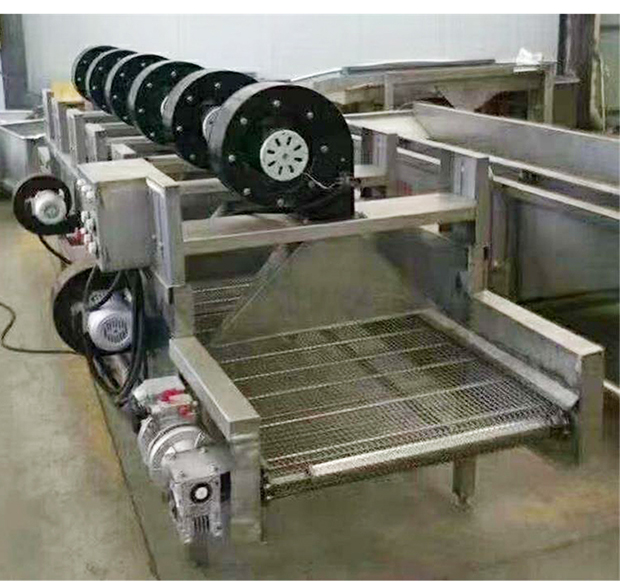 Dahua Machinery Drying Air Cooling Equipment Conveyor Line Food Cooling Conveyor Belt Stainless Steel Mesh Belt Conveyor