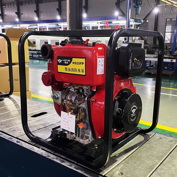 Hansi Electric starts the high-pressure motorized pump fire extinguishing pump HS25FP