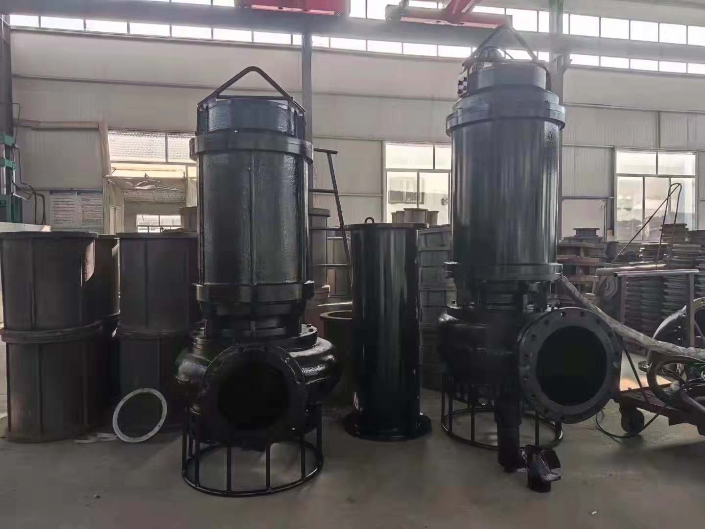 Submersible slurry pump wear-resistant sand pump for sewage treatment, hinged electric sand pump
