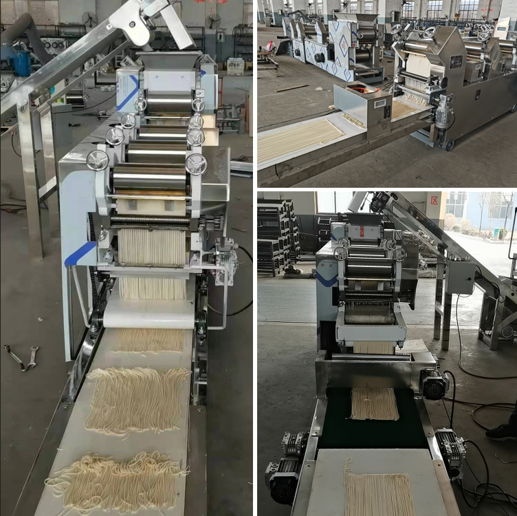 6 sets of noodle machines, imitating manual one-time forming of noodles, machines, workshops, workshops, and automatic powder spreading