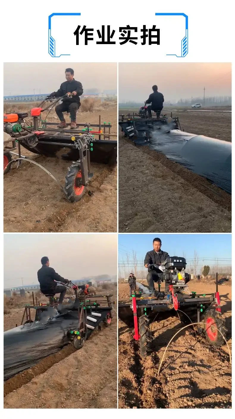 Watermelon planting arch shed film covering machine, self-propelled vegetable greenhouse film covering machine