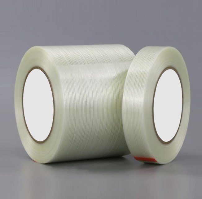 Fiberglass double-sided high-adhesive tape striped fiberglass stretch lashing pipe fixing and window sealant